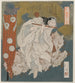del flautista alla porta della grotta di primavera - Totoya Hokkei — vista dell’opera