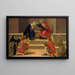 Il coronamento della Vergine - Scuola di Botticelli — quadro incorniciato alla parete