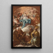 Adoration della Vergine - Scuola di Corrado Giaquinto — quadro incorniciato alla parete