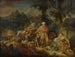 Jacob e la sua famiglia in viaggio verso l'Egitto - Scuola di François Boucher — vista dell’opera