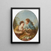Gli Uccelli Nidiatori The Bird Nesters - École de François Boucher — quadro incorniciato alla parete