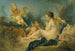 Nymphe seduta con flauti - Scuola di François Boucher — vista dell’opera