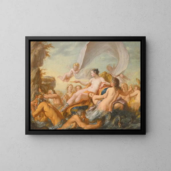 Il Trionfo di Venere - Scuola di François Boucher — quadro incorniciato alla parete