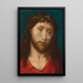 Christ couronné d'épines - Ecole di Hugo van der Goes — quadro incorniciato alla parete