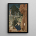 San Girolamo nel deserto - Scuola di Andrea Mantegna — quadro incorniciato alla parete