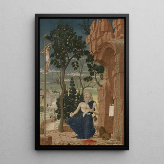 Follower of Andrea Mantegna - Saint Jerome in the Wilderness.webp