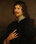 Ritratto di Adriaen Hanneman - Scuola di Antoine van Dyck — vista dell’opera