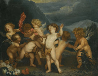 Follower of Anthony van Dyck - Putti In A Landscape.webp