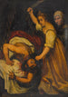 Judith et Holopherne - Ecole du Caravage — vista dell’opera