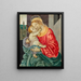 La Vierge à l'Enfant - École de Filippo Lippi — quadro incorniciato alla parete