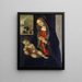 La Vierge à l'Enfant - École de Filippo Lippi — quadro incorniciato alla parete