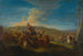 Una scena di battaglia - Scuola di Giuseppe Zais — vista dell’opera