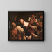 La Trahison du Christ - Scuola di Guercino — quadro incorniciato alla parete
