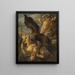 Prometeo incatenato - Scuola di Jacob Jordaens — quadro incorniciato alla parete