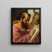 di San Luca Evangelista - Scuola di Jacob Jordaens — quadro incorniciato alla parete