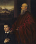 di Andrea Renier e suo figlio Daniele - Scuola di Jacopo Tintoretto — vista dell’opera