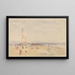 Pourville-sur-Mer - Scuola di James McNeill Whistler — quadro incorniciato alla parete