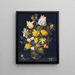 Natura morta con mazzo di fiori - Scuola di Jan Brueghel l'Ancien — quadro incorniciato alla parete