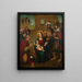 Adorazione dei Magi - Scuola di Juan de Borgoña — quadro incorniciato alla parete