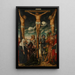 La Crucifixion - Ecole de Lucas Cranach l'Ancien — quadro incorniciato alla parete