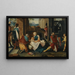 L'Adorazione dei Magi - Scuola di Lucas van Leyden — quadro incorniciato alla parete