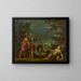 Armide abbandonata da Rinaldo - Scuola di Marcantonio Franceschini — quadro incorniciato alla parete