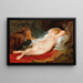 Angélique e l'eremita - Scuola di Peter Paul Rubens — quadro incorniciato alla parete