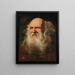 Studio di un volto maschile - Scuola di Peter Paul Rubens — quadro incorniciato alla parete