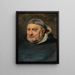 Ritratto di un fratello domenicano - Scuola di Peter Paul Rubens — quadro incorniciato alla parete
