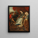 La regina Tomyris con la testa di Ciro - Scuola di Peter Paul Rubens — quadro incorniciato alla parete