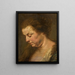 Studio per una testa di donna - Scuola di Peter Paul Rubens — quadro incorniciato alla parete