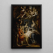 L'Adoration des bergers - Scuola di Peter Paul Rubens — quadro incorniciato alla parete
