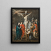 La Crocifissione - Scuola di Peter Paul Rubens — quadro incorniciato alla parete