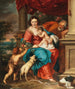 La Sainte Famille avec l'enfant saint Jean-Baptiste - École de Peter Paul Rubens — vista dell’opera