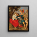 Venere disarma Marte - Scuola di Peter Paul Rubens — quadro incorniciato alla parete