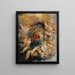 Vergine con Bambino e putti - Scuola di Peter Paul Rubens — quadro incorniciato alla parete