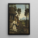 Saint Jérôme dans le désert - Ecole de Pietro Perugino — quadro incorniciato alla parete