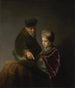 Un giovane studioso e il suo tutore - Scuola di Rembrandt van Rijn — vista dell’opera