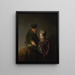Un giovane studioso e il suo tutore - Scuola di Rembrandt van Rijn — quadro incorniciato alla parete