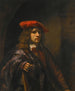 Ritratto di un giovane uomo - Scuola di Rembrandt van Rijn — vista dell’opera