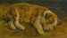 Un cucciolo addormentato - Scuola di Sir Edwin Henry Landseer — vista dell’opera
