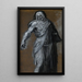 Studio di uomo drappeggiato - École de Fontainebleau — quadro incorniciato alla parete