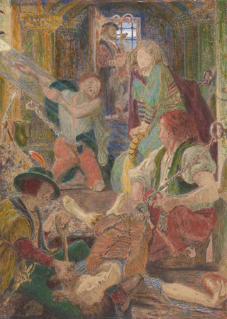 Ford Madox Brown - The Prisoner of Chillon Entreating his Jailors to Bury His Brother Where the Sun Might Fall Upon His Grave.webp