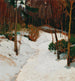 Foresta Invernale - Alfred Poell — vista dell’opera