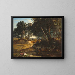 Foresta di Fontainebleau di Jean-Baptiste-Camille Corot