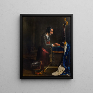 Fortun Dufau - Saint Louis en prire.webp