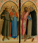 San Francesco e un vescovo San Giovanni Battista e San Domenico - Fra Angelico — vista dell’opera