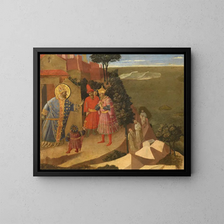 Fra Angelico - Saint Romuald Refuses Emperor Otto III Admission to the Church.webp