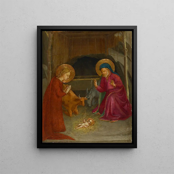 La Natività - Fra Angelico — quadro incorniciato alla parete