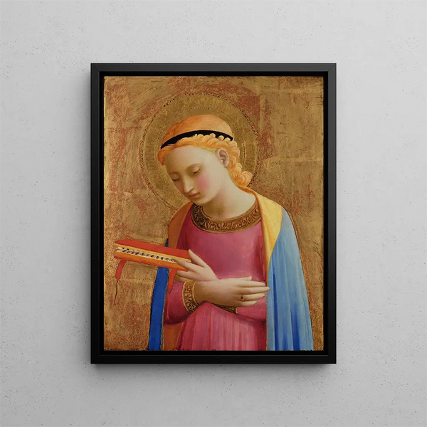 Annunciatrice Vergine - Fra Angelico — quadro incorniciato alla parete